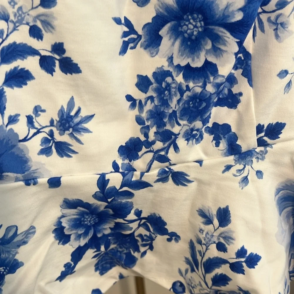 Maeve Square-Neck Peplum Tank Top - Picture 5 of 6